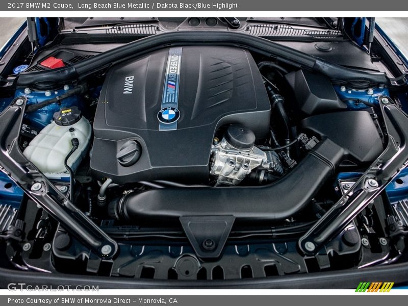  2017 M2 Coupe Engine - 3.0 Liter DI TwinPower Turbocharged DOHC 24-Valve VVT Inline 6 Cylinder
