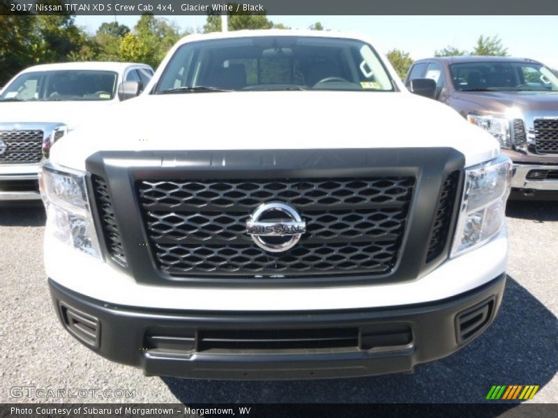 Glacier White / Black 2017 Nissan TITAN XD S Crew Cab 4x4