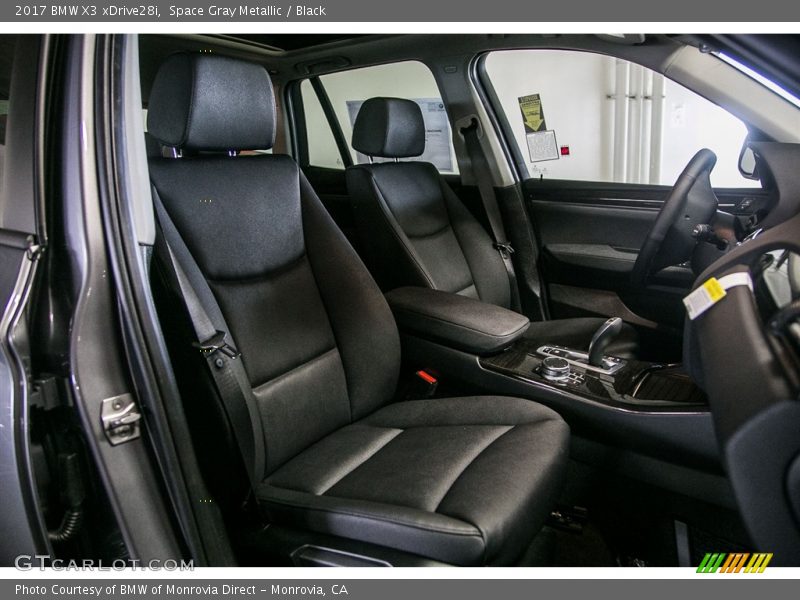 Space Gray Metallic / Black 2017 BMW X3 xDrive28i