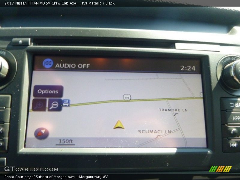 Navigation of 2017 TITAN XD SV Crew Cab 4x4
