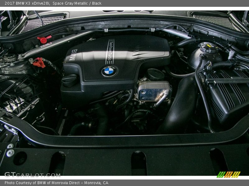 Space Gray Metallic / Black 2017 BMW X3 xDrive28i