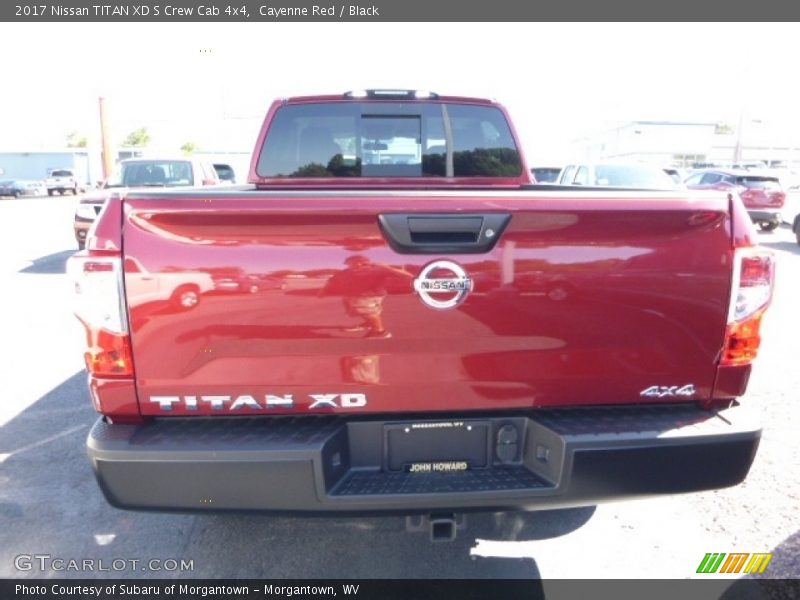 Cayenne Red / Black 2017 Nissan TITAN XD S Crew Cab 4x4