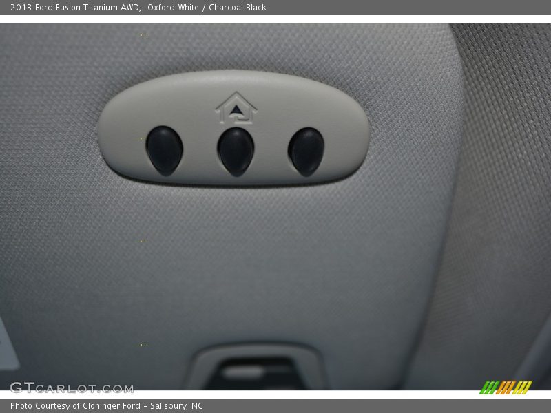 Oxford White / Charcoal Black 2013 Ford Fusion Titanium AWD