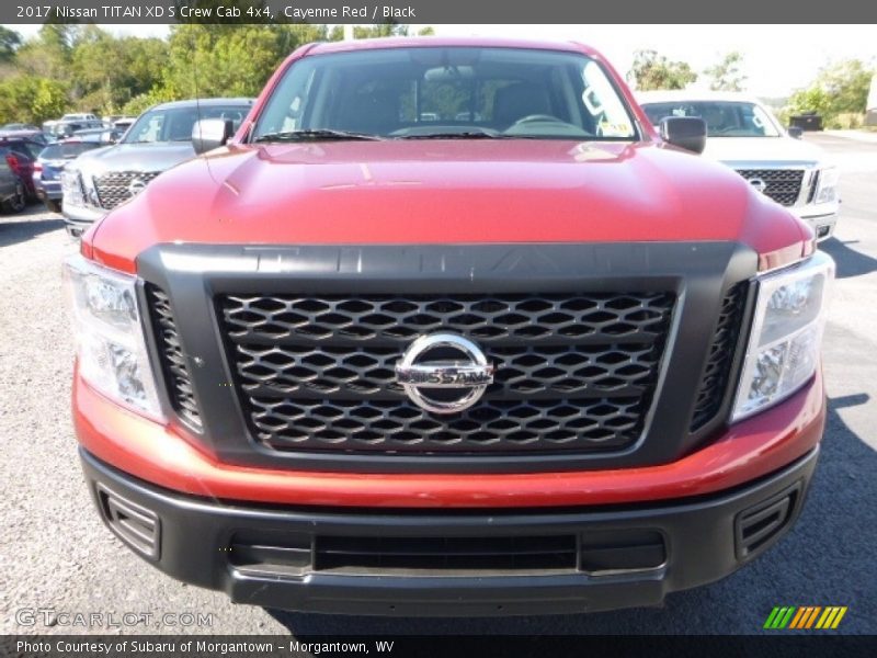 Cayenne Red / Black 2017 Nissan TITAN XD S Crew Cab 4x4