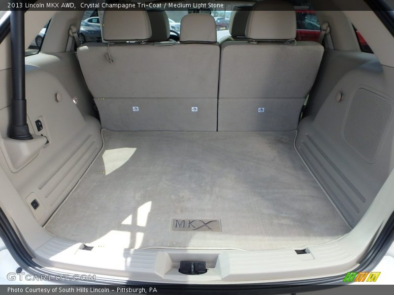 Crystal Champagne Tri-Coat / Medium Light Stone 2013 Lincoln MKX AWD