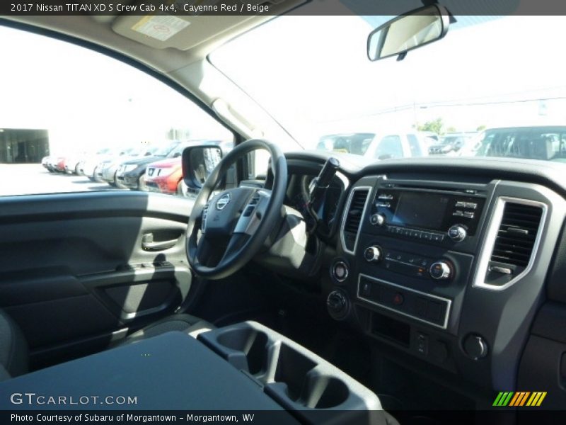 Cayenne Red / Beige 2017 Nissan TITAN XD S Crew Cab 4x4