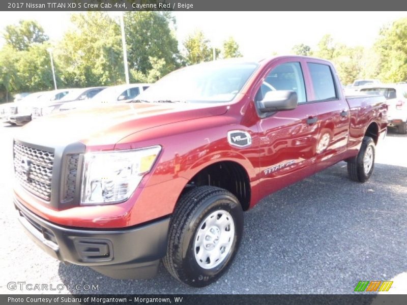 Front 3/4 View of 2017 TITAN XD S Crew Cab 4x4