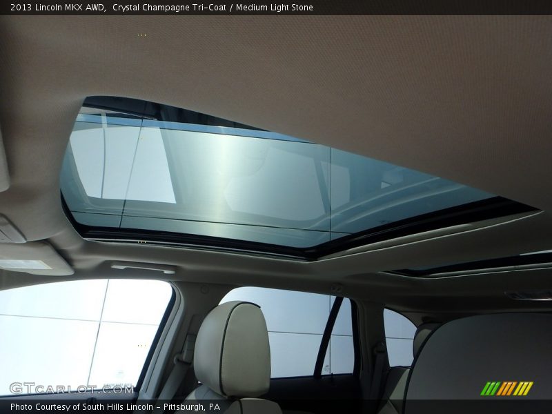 Crystal Champagne Tri-Coat / Medium Light Stone 2013 Lincoln MKX AWD
