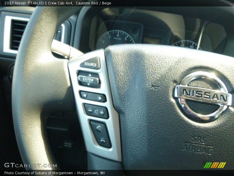 Cayenne Red / Beige 2017 Nissan TITAN XD S Crew Cab 4x4