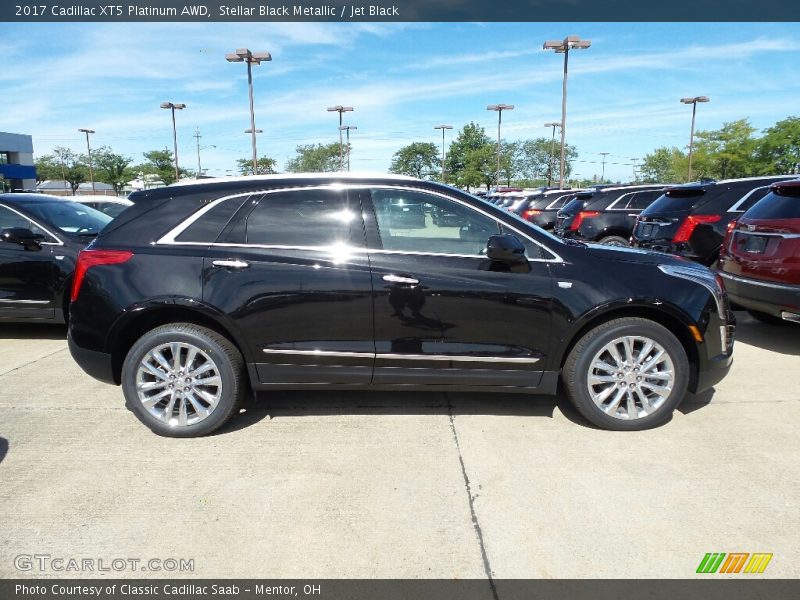 Stellar Black Metallic / Jet Black 2017 Cadillac XT5 Platinum AWD