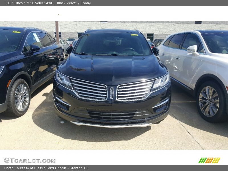 Black Velvet / Ebony 2017 Lincoln MKC Select AWD