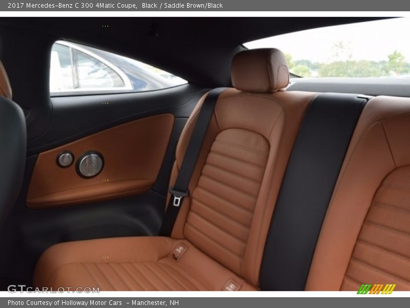 Black / Saddle Brown/Black 2017 Mercedes-Benz C 300 4Matic Coupe