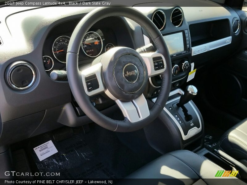 Black / Dark Slate Gray 2017 Jeep Compass Latitude 4x4