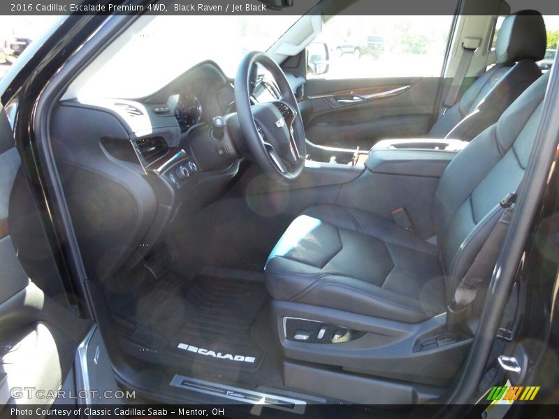Black Raven / Jet Black 2016 Cadillac Escalade Premium 4WD