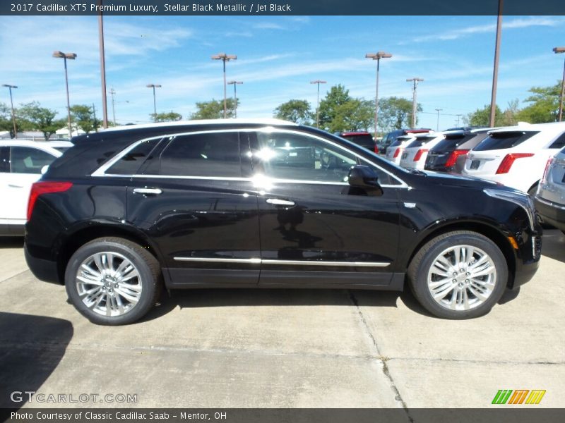 Stellar Black Metallic / Jet Black 2017 Cadillac XT5 Premium Luxury