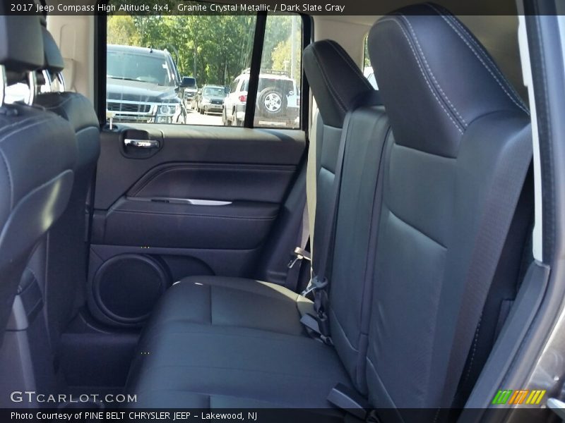 Rear Seat of 2017 Compass High Altitude 4x4