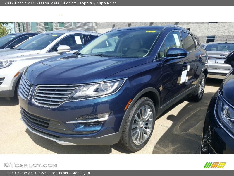 Midnight Sapphire / Cappuccino 2017 Lincoln MKC Reserve AWD