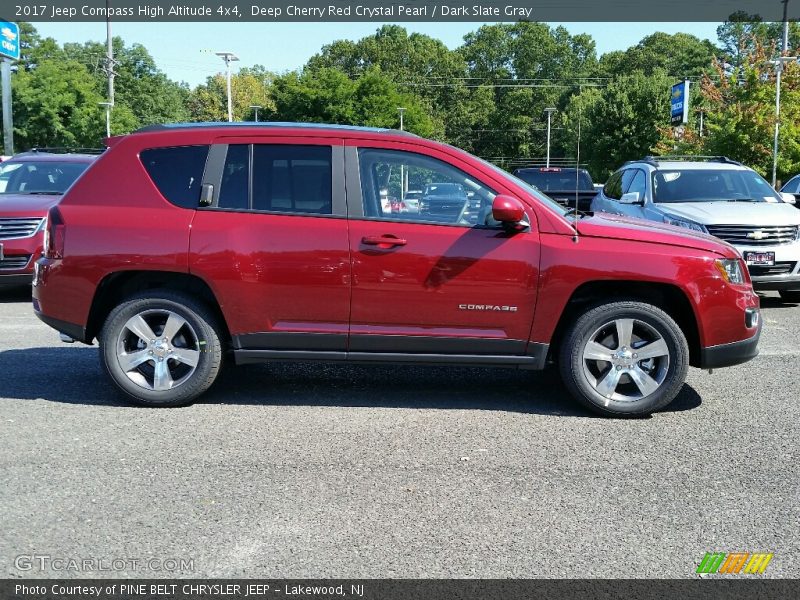  2017 Compass High Altitude 4x4 Deep Cherry Red Crystal Pearl