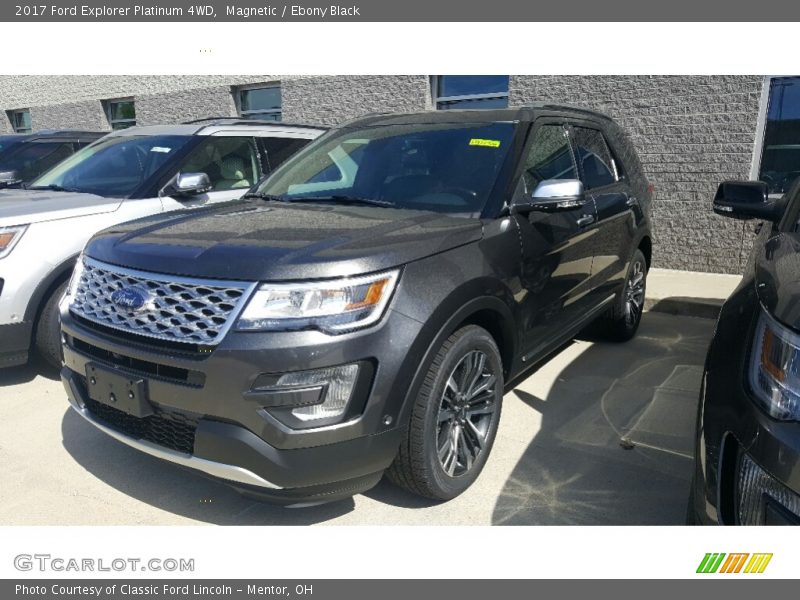 Magnetic / Ebony Black 2017 Ford Explorer Platinum 4WD