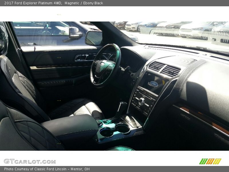 Magnetic / Ebony Black 2017 Ford Explorer Platinum 4WD