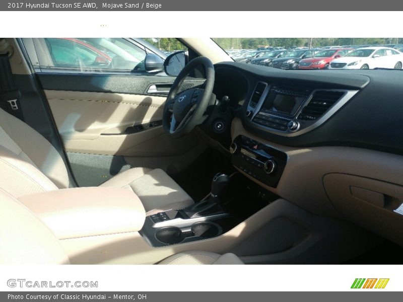 Mojave Sand / Beige 2017 Hyundai Tucson SE AWD