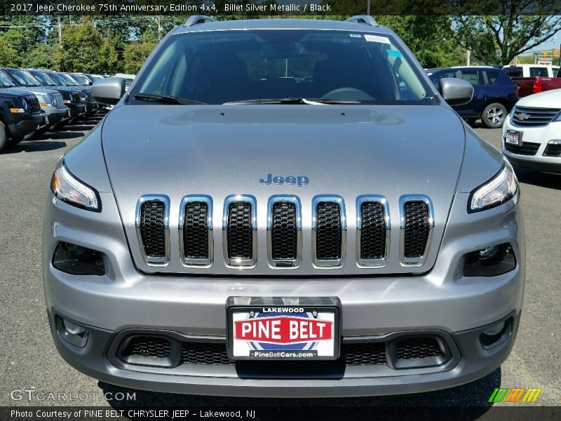 Billet Silver Metallic / Black 2017 Jeep Cherokee 75th Anniversary Edition 4x4