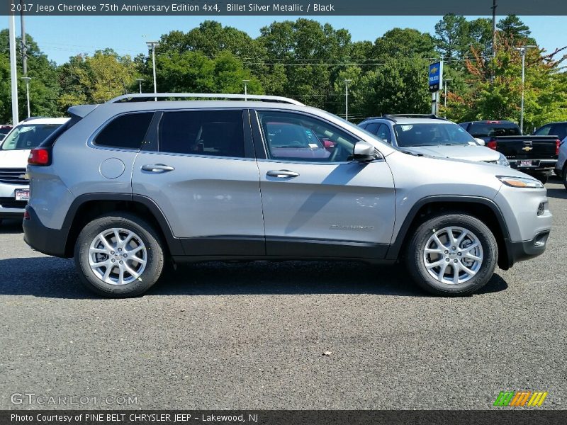 Billet Silver Metallic / Black 2017 Jeep Cherokee 75th Anniversary Edition 4x4