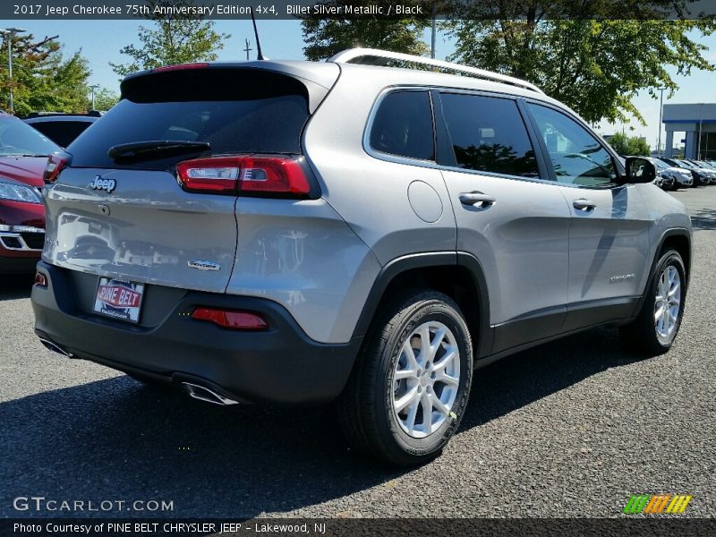 Billet Silver Metallic / Black 2017 Jeep Cherokee 75th Anniversary Edition 4x4