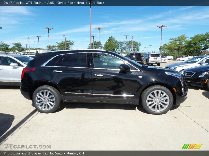 Stellar Black Metallic / Jet Black 2017 Cadillac XT5 Platinum AWD