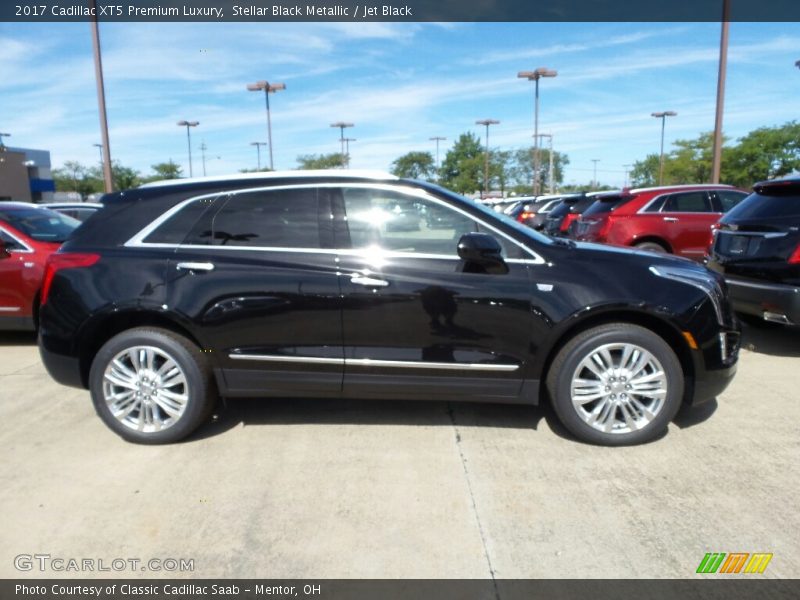 Stellar Black Metallic / Jet Black 2017 Cadillac XT5 Premium Luxury