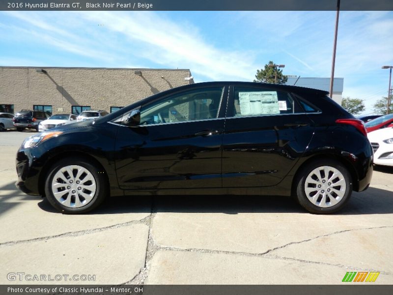 Black Noir Pearl / Beige 2016 Hyundai Elantra GT