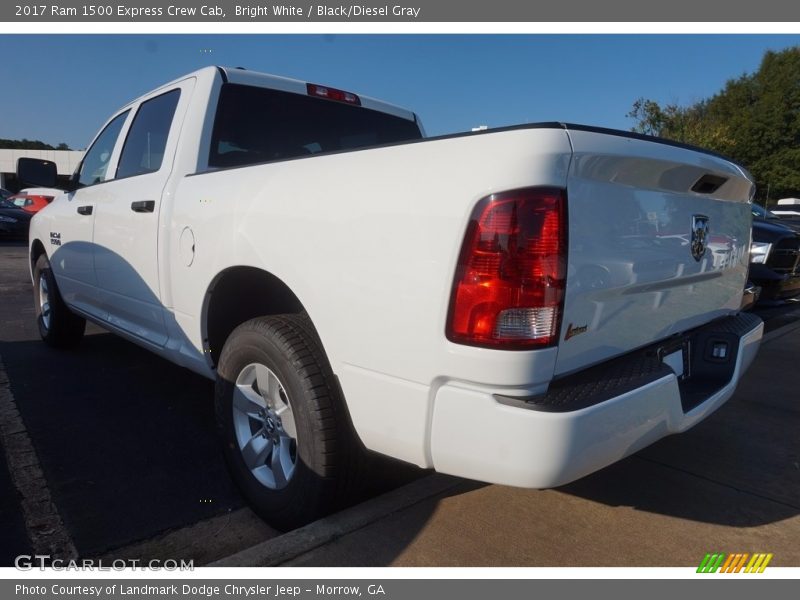 Bright White / Black/Diesel Gray 2017 Ram 1500 Express Crew Cab