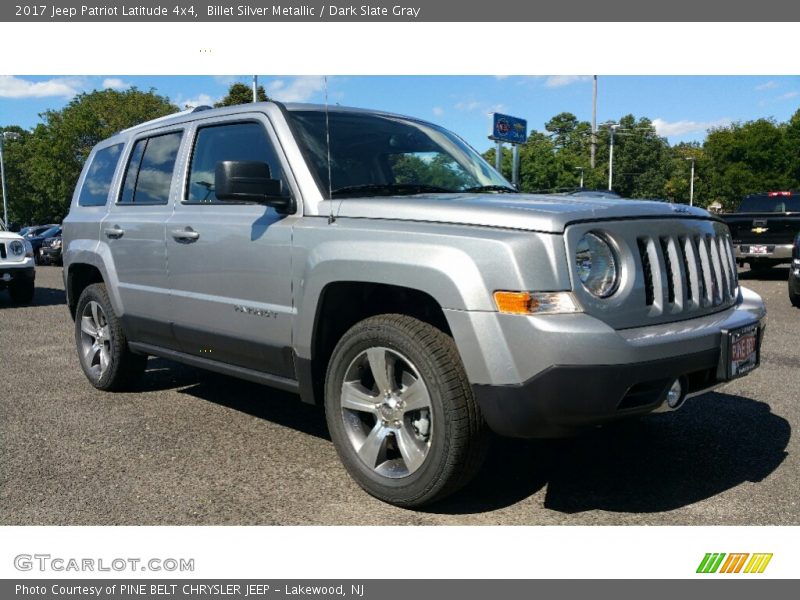 Billet Silver Metallic / Dark Slate Gray 2017 Jeep Patriot Latitude 4x4