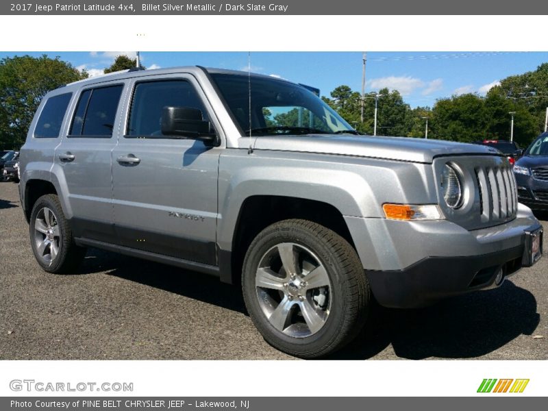 Billet Silver Metallic / Dark Slate Gray 2017 Jeep Patriot Latitude 4x4