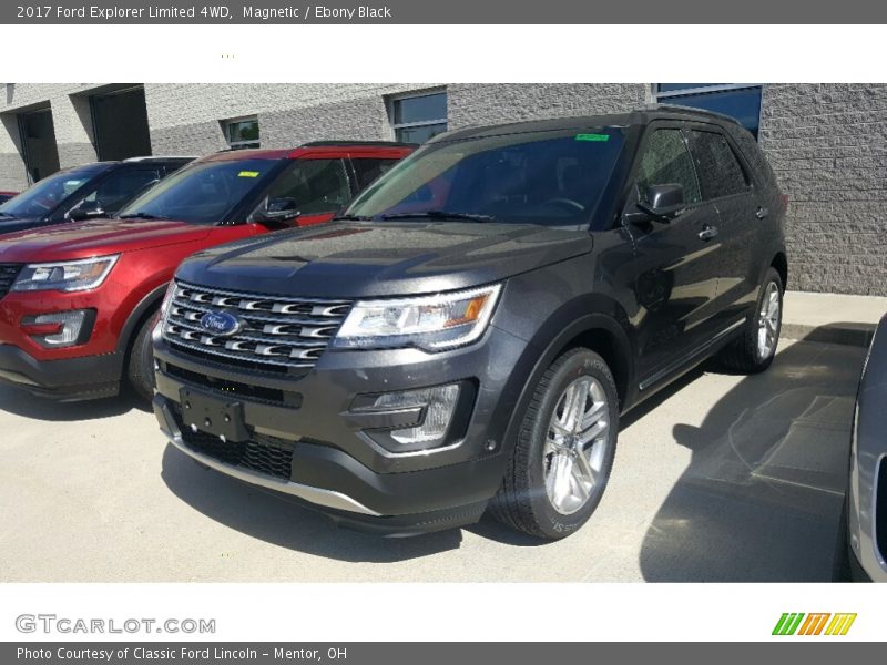 Magnetic / Ebony Black 2017 Ford Explorer Limited 4WD