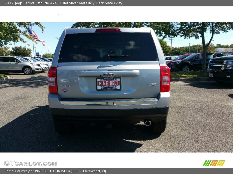 Billet Silver Metallic / Dark Slate Gray 2017 Jeep Patriot Latitude 4x4