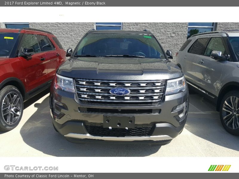 Magnetic / Ebony Black 2017 Ford Explorer Limited 4WD