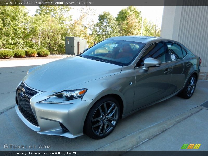 Atomic Silver / Rioja Red 2016 Lexus IS 300 F Sport AWD