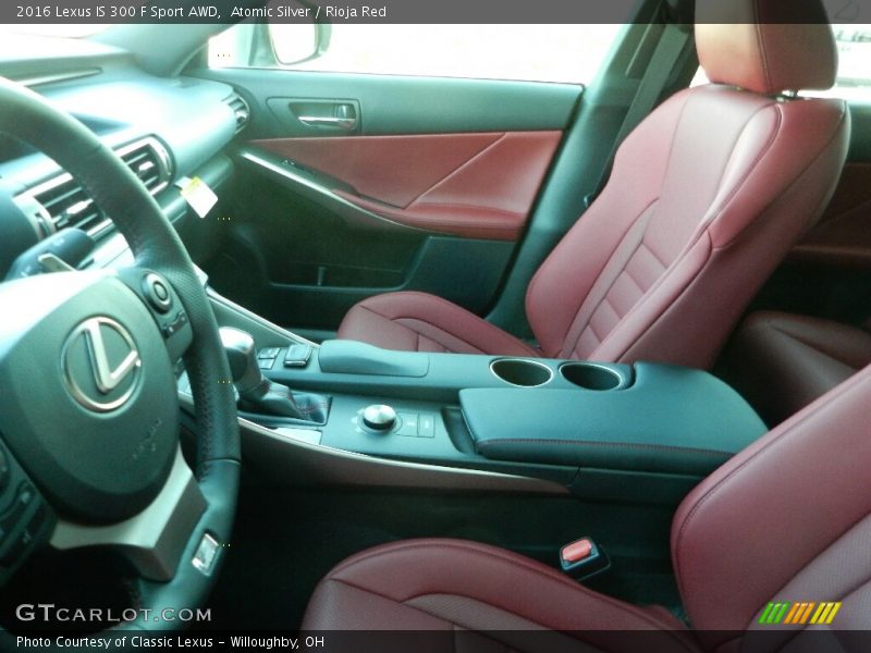 Atomic Silver / Rioja Red 2016 Lexus IS 300 F Sport AWD