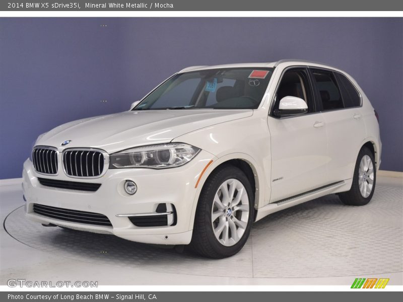 Mineral White Metallic / Mocha 2014 BMW X5 sDrive35i