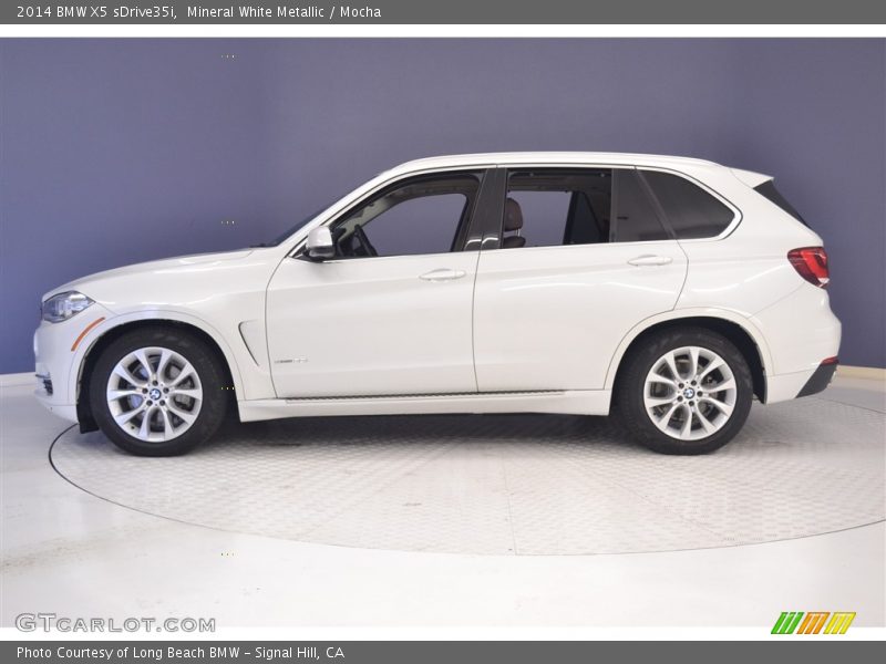 Mineral White Metallic / Mocha 2014 BMW X5 sDrive35i