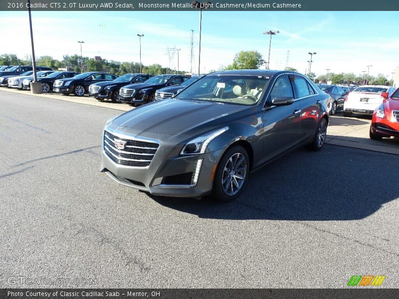 Moonstone Metallic / Light Cashmere/Medium Cashmere 2016 Cadillac CTS 2.0T Luxury AWD Sedan