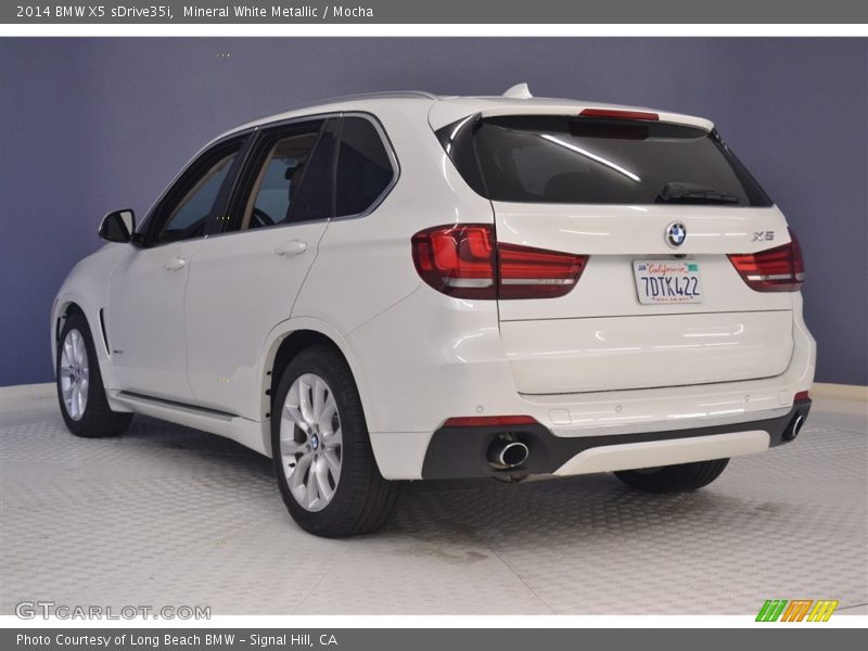 Mineral White Metallic / Mocha 2014 BMW X5 sDrive35i