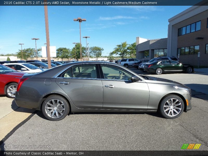 Moonstone Metallic / Light Cashmere/Medium Cashmere 2016 Cadillac CTS 2.0T Luxury AWD Sedan