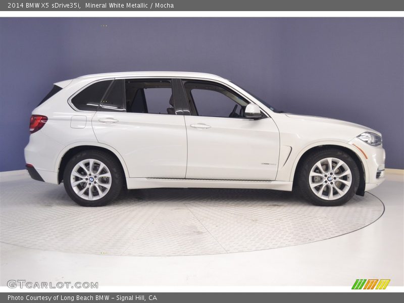 Mineral White Metallic / Mocha 2014 BMW X5 sDrive35i