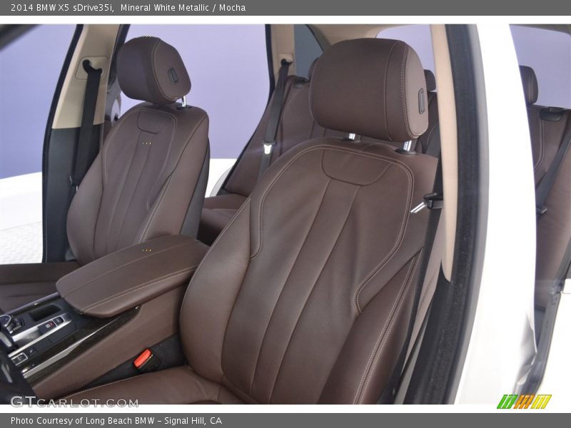 Mineral White Metallic / Mocha 2014 BMW X5 sDrive35i