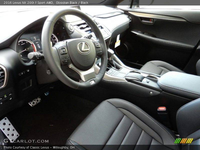 Obsidian Black / Black 2016 Lexus NX 200t F Sport AWD