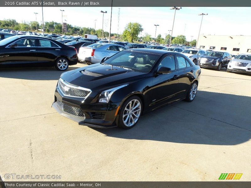 Black Raven / Jet Black 2016 Cadillac ATS V Sedan