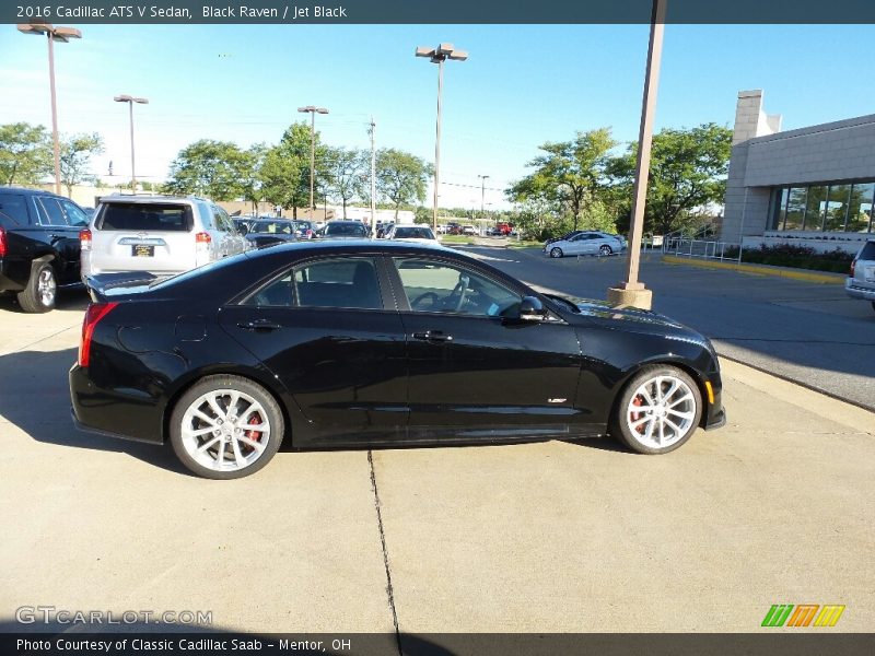 Black Raven / Jet Black 2016 Cadillac ATS V Sedan