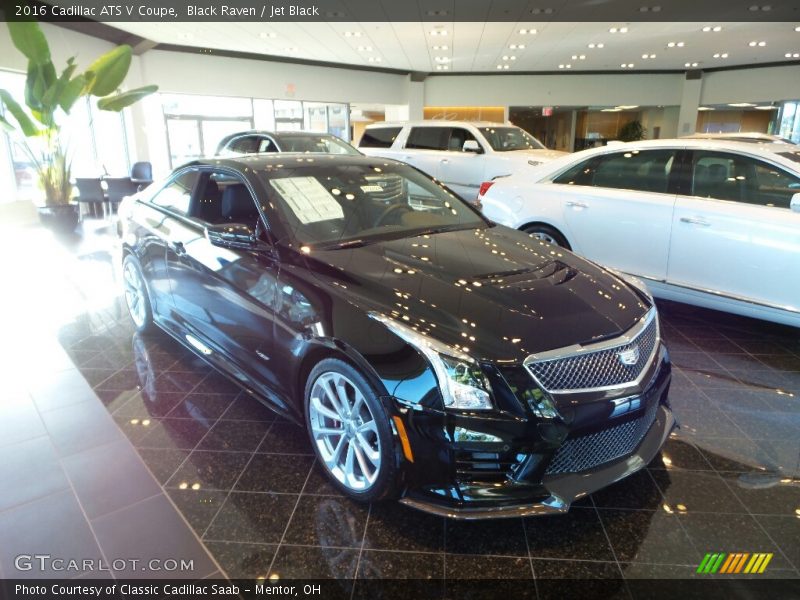 Black Raven / Jet Black 2016 Cadillac ATS V Coupe
